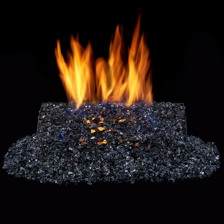 Duluth Forge Vented Fire Glass Burner Kit - 14In., 45,000 Btu, Natural Gas, Match FGB14-1